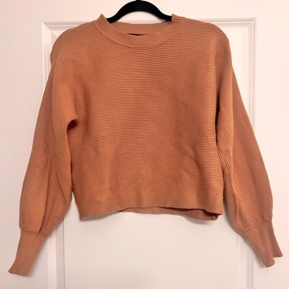 Alice Blue Women's Ribbed Sweater - Tan size medium